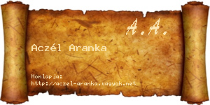 Aczél Aranka névjegykártya